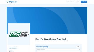 
                            5. Jobs at Pacific Northern Gas Ltd. | BCjobs.ca