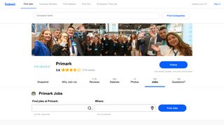 
                            12. Jobs at Primark | Indeed.co.uk