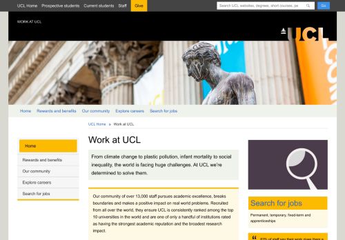 
                            1. Jobs at UCL | UCL Human Resources - UCL - London's Global ...