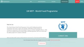 
                            9. Jobs at UN WFP - World Food Programme - Impactpool