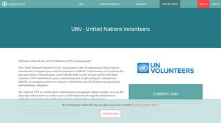 
                            6. Jobs at UNV - United Nations Volunteers - Impactpool