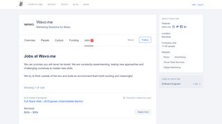 
                            9. Jobs at Wavo.me - AngelList