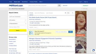 
                            5. Jobs at World Vision International in Philippines, Job Hiring | JobStreet ...