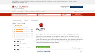 
                            12. Jobs AZIMUT Hotel Vienna - neue Jobs in Wien | HOTELCAREER