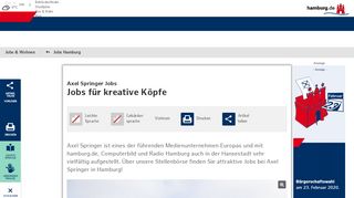 
                            5. Jobs bei Axel Springer Hamburg - hamburg.de