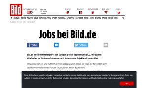 
                            13. Jobs bei Bild.de - Bild.de