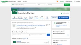 
                            7. Jobs bei Boston Consulting Group | Glassdoor.de