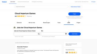 
                            12. Jobs bei Cloud Imperium Games | Indeed.com