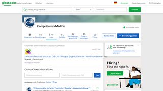 
                            8. Jobs bei CompuGroup Medical | Glassdoor.de