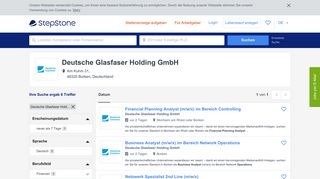
                            9. Jobs bei Deutsche Glasfaser Holding GmbH - Stepstone