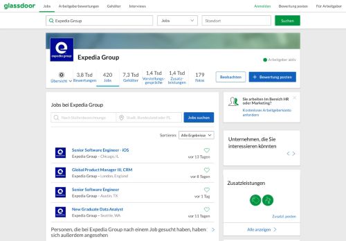 
                            6. Jobs bei Expedia Group | Glassdoor.de
