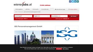 
                            10. Jobs bei ISG Personalmanagement GmbH - wienerjobs.at