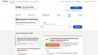 
                            9. Jobs bei Menüpartner GmbH | Indeed.com