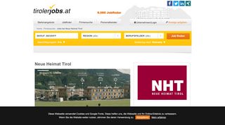 
                            10. Jobs bei Neue Heimat Tirol - tirolerjobs.at