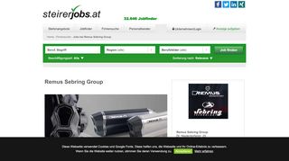 
                            12. Jobs bei Remus Sebring Group - steirerjobs.at