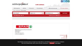 
                            12. Jobs bei SPAR - salzburgerjobs.at