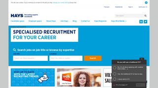 
                            11. Jobs, career advice and recruitment services in Belgium | Hays ...