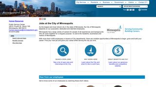 
                            8. Jobs - City of Minneapolis