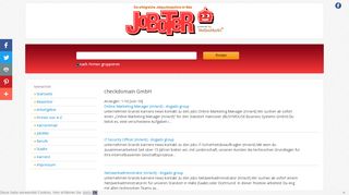 
                            13. Jobs der Firma: checkdomain GmbH - Joboter.de