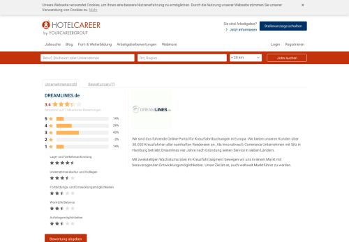 
                            13. Jobs DREAMLINES.de - neue Jobs in Hamburg | HOTELCAREER