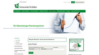 
                            8. Jobs finden - Universität St.Gallen - HSG Alumni