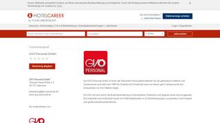 
                            6. Jobs GVO Personal GmbH - neue Jobs in Hannover | HOTELCAREER
