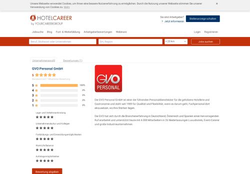 
                            13. Jobs GVO Personal GmbH - neue Jobs in München | HOTELCAREER