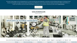 
                            7. Jobs in Emden | Stellenangebote in der Volkswagen Group Services ...