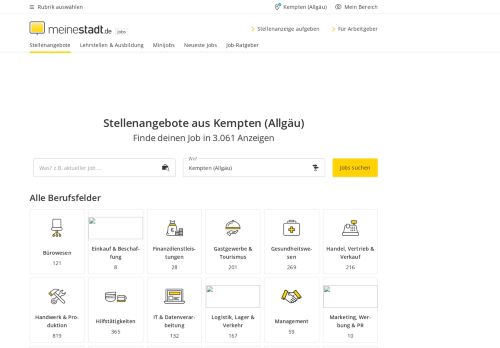 
                            8. Jobs in Kempten (Allgäu), 4.191 regionale Stellenangebote aus dem ...