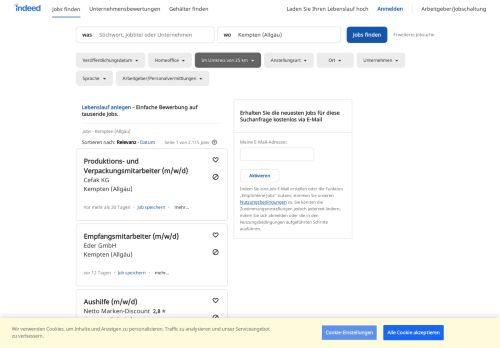 
                            5. Jobs in Kempten (Allgäu) - Februar 2019 | Indeed.com