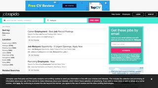 
                            3. Jobs in Malaysia, career | Jobrapido.com