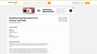 
                            11. jobs in Rent4free Properties India Pvt Ltd - job postings - 109777 ...