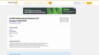 
                            8. jobs in YOMA Multinational Solutions LLP - job postings - 16419 ...