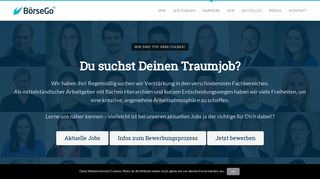 
                            12. Jobs & Karriere im Finanzumfeld - BörseGo AG