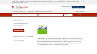 
                            8. Jobs Landal GreenParks GmbH - Hauptverwaltung - - neue Jobs in ...