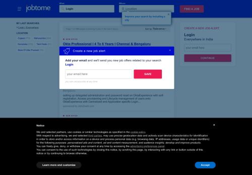 
                            5. Jobs Login / India | Find jobs in India | Jobtome