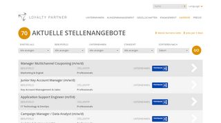 
                            4. Jobs - Loyalty Partner: Stellenmarkt