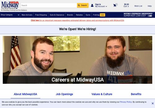 
                            6. Jobs - MidwayUSA