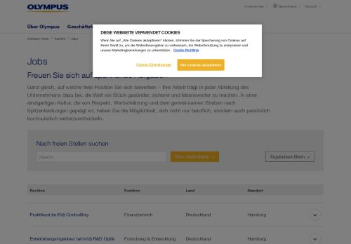 
                            4. Jobs - Olympus Deutschland - bei Olympus