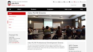 
                            10. Jobs PLUS Events - NIU - Jobs PLUS - Northern Illinois University