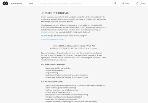 
                            7. Jobs | Recordsale