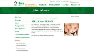 
                            4. Jobs & Stellenangebote | Wild