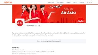 
                            11. Jobs Thai AirAsia Co., Ltd. - JobThai