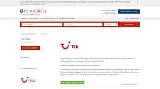 
                            10. Jobs TUI Group - neue Jobs in Hannover | HOTELCAREER
