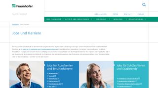 
                            13. Jobs und Karriere - Fraunhofer-Gesellschaft