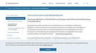 
                            2. Jobs und Karriere im Bundeskanzleramt - Ausschreibungen und ...