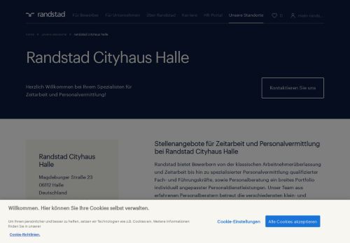 
                            10. Jobs und Stellenangebote in Zeitarbeit | Randstad Halle