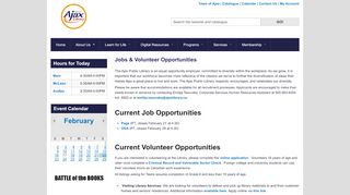 
                            6. Jobs & Volunteer Opportunities | Ajax Public Library