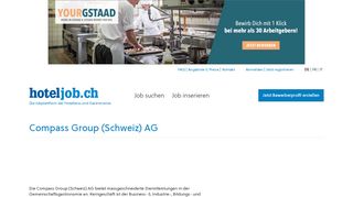 
                            9. Jobs von Compass Group (Schweiz) AG in - Hoteljob.ch