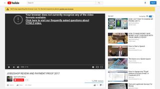 
                            13. JOBS2SHOP REVEIW AND PAYMENT PROOF 2017 - YouTube
